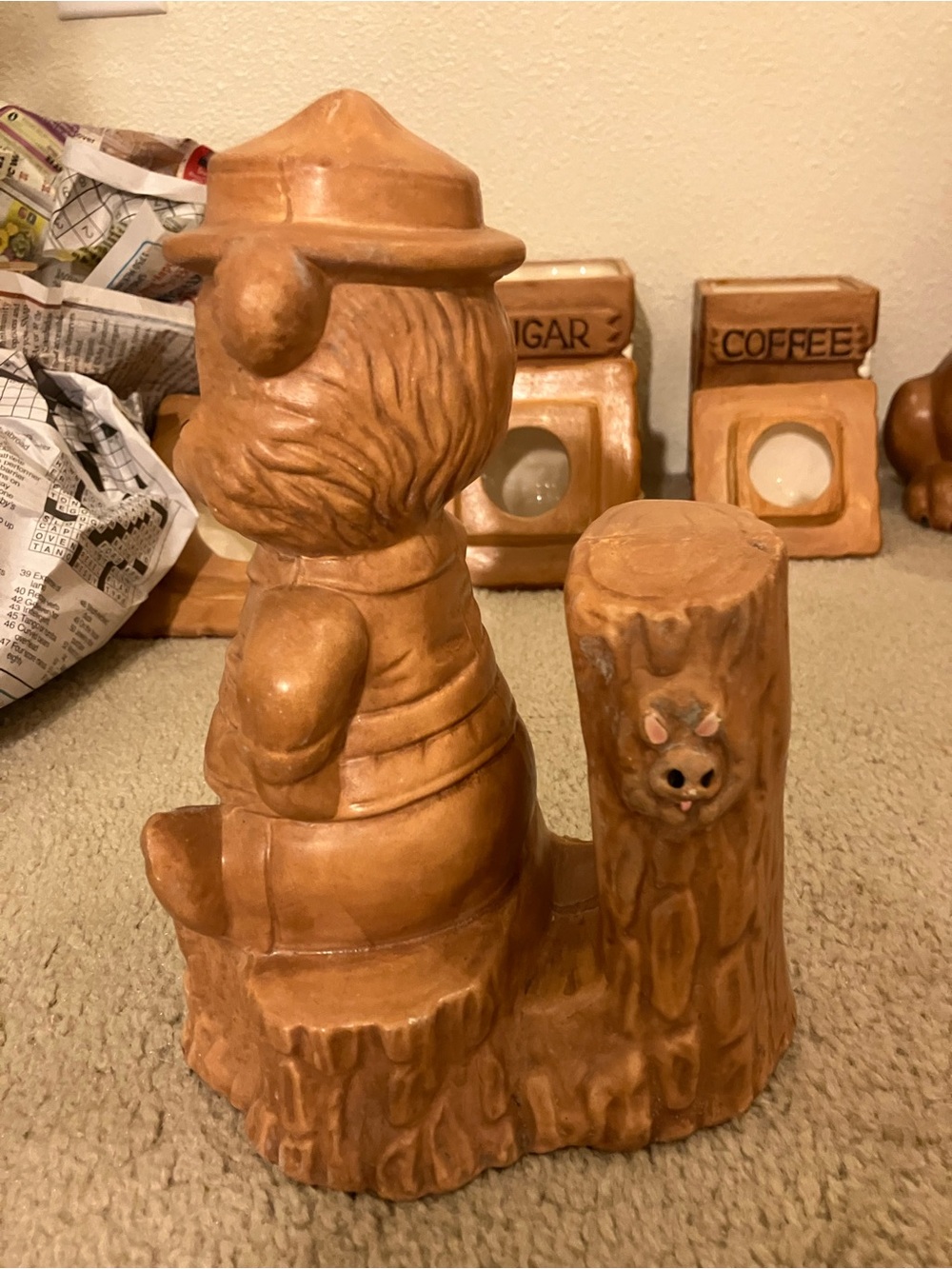 bear napkin holder